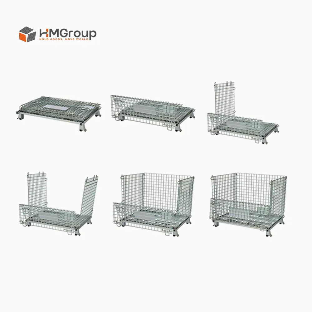 wire mesh container Assembly process