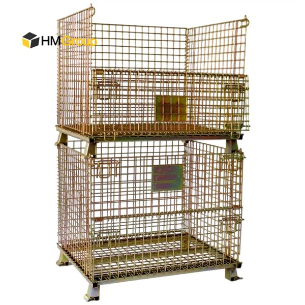 Collapsible Stackable Steel Container