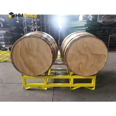 Estantes de almacenamiento de barriles de vino