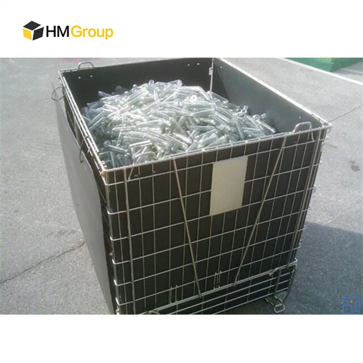 wire mesh cage contaier for Preform industry