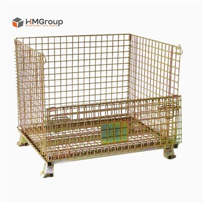 Cesta de alambre de carga plegable