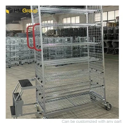 Carros de preparación de pedidos de almacén